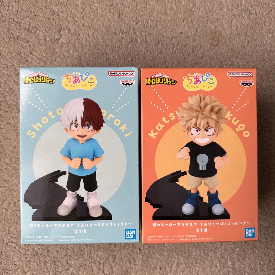 ヒロアカ フィギュア ちあぴこ 爆豪勝己 轟焦凍 グリグラ 6個セット