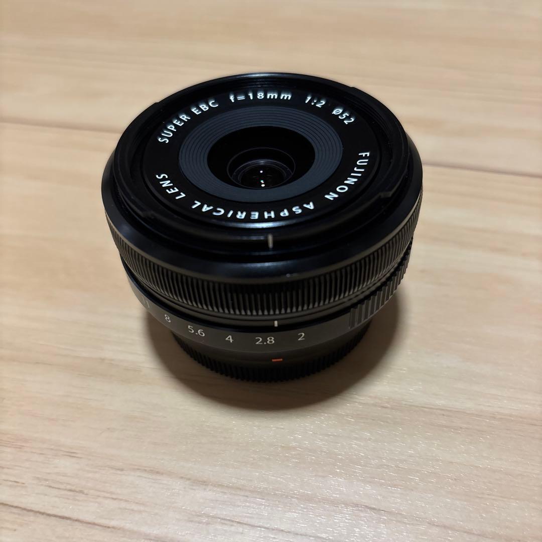Fujifilm xf18mm F2R フジノンレンズ　プロテクター付き
