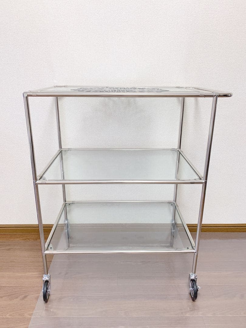 お得！ O'gre オグレ モジュール 3段トロリー バスケット 組立不要♪