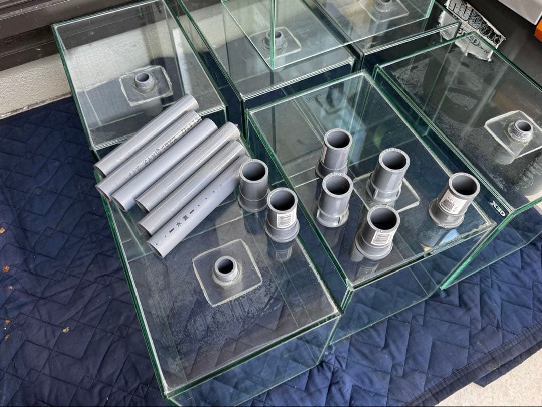 水槽 ガラス製　7個セット