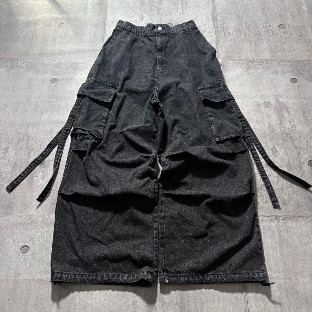 ジャケット・アウター leather jacket buggy parachute pants y2k