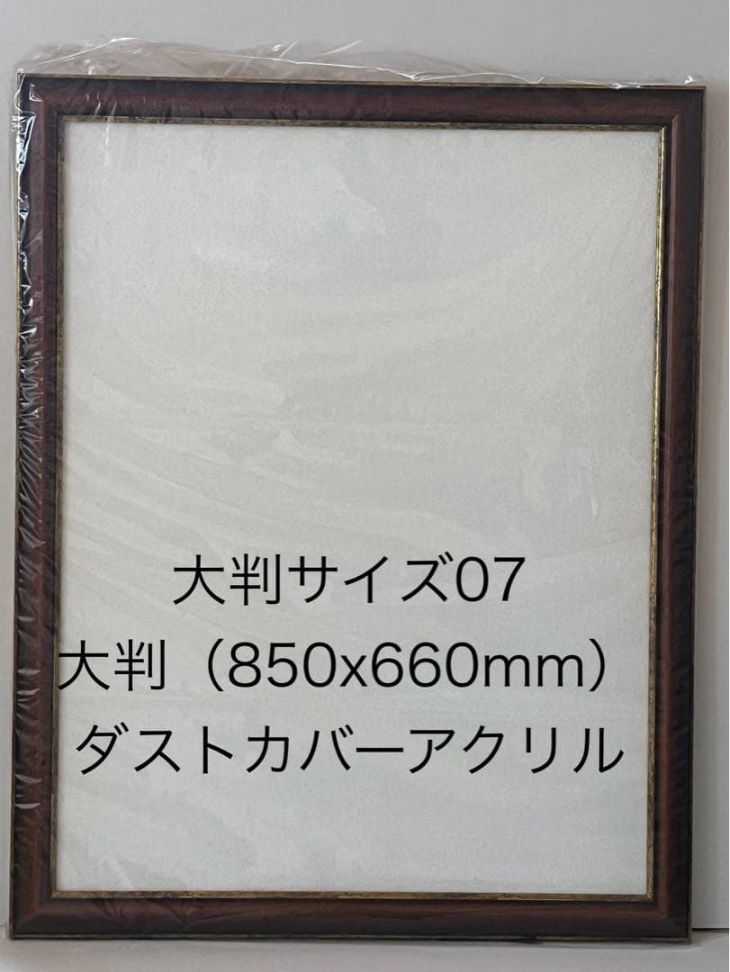 値下げ！選べるデザイン 選べる額縁 大判 850x660mm ダストカバー付
