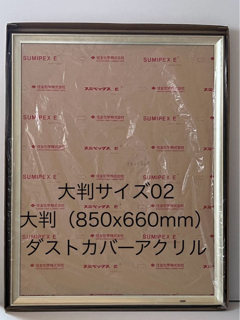 値下げ！選べるデザイン 選べる額縁 大判 850x660mm ダストカバー付