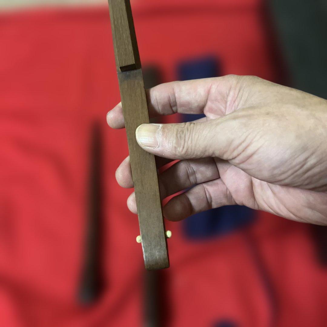 古美術　骨董品　鉄扇木製　時代箱