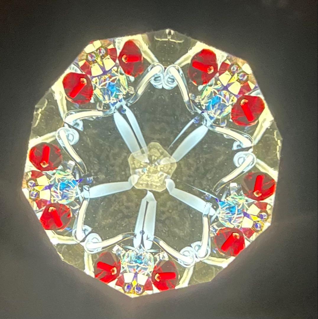 【万華鏡】ステンドグラス/オイル　池田憲昭作 希少品