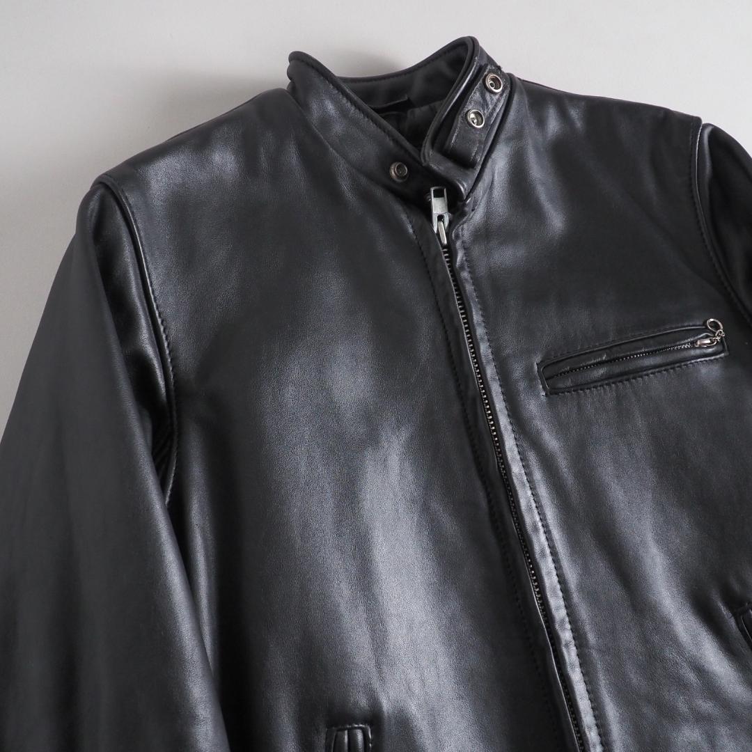 Schott　ショット641　size36　シングルライダース　ライナー付き