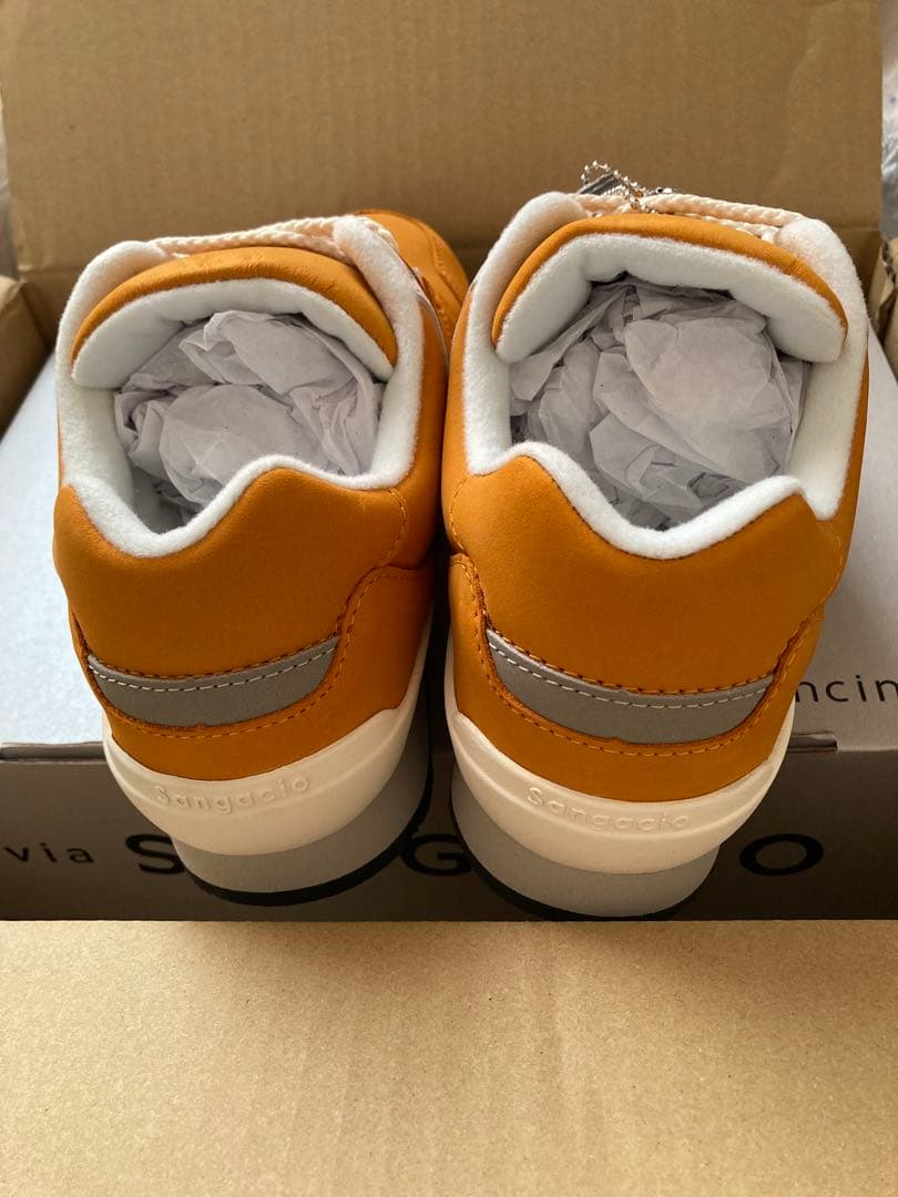 via SANGACIO 24.5cm オレンジ10周年記念モデル　未使用・新品