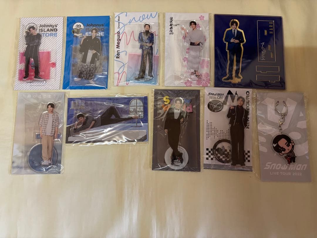 新品未使用★Man★すのチル 目黒蓮★ぬいぐるみ キーホルダー★アクスタ