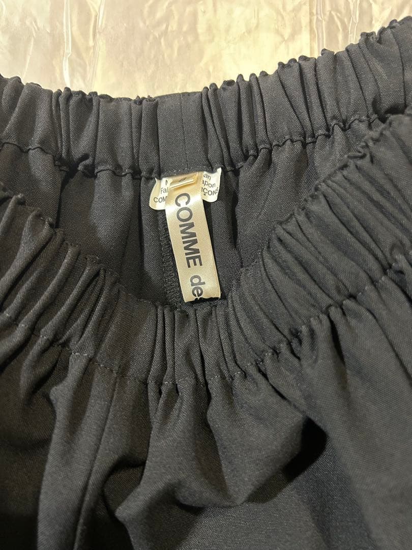 COMME des GARÇONS ブラックサルエルパンツ