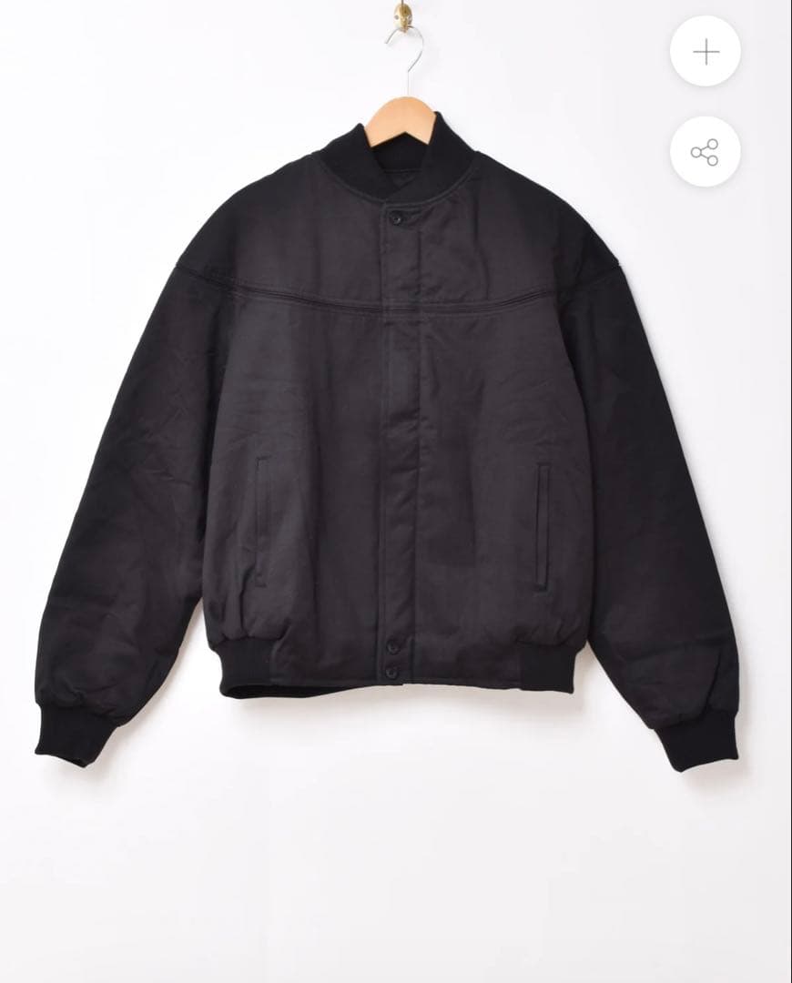 新品未使用　ダービージャケット　ブラック×ゴールド　L