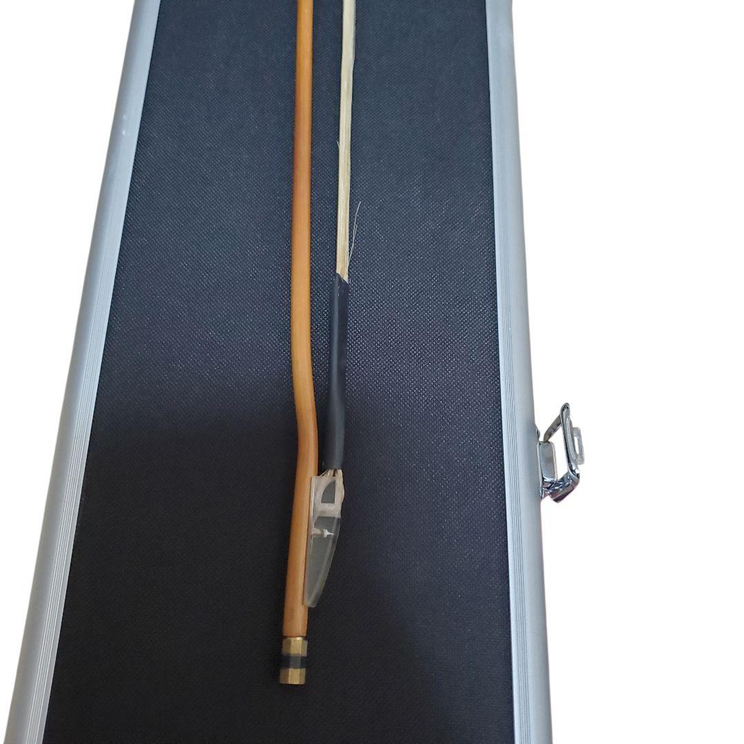 ​【名門・敦煌牌】二胡 上海民族楽器一廠 蛇皮 本皮 ハードケース・付属品付