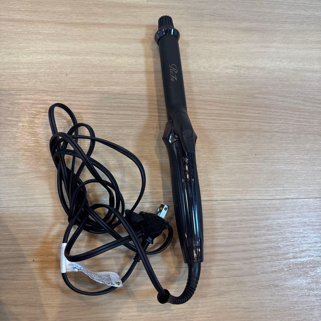 refaブラック カールヘアアイロン26m m