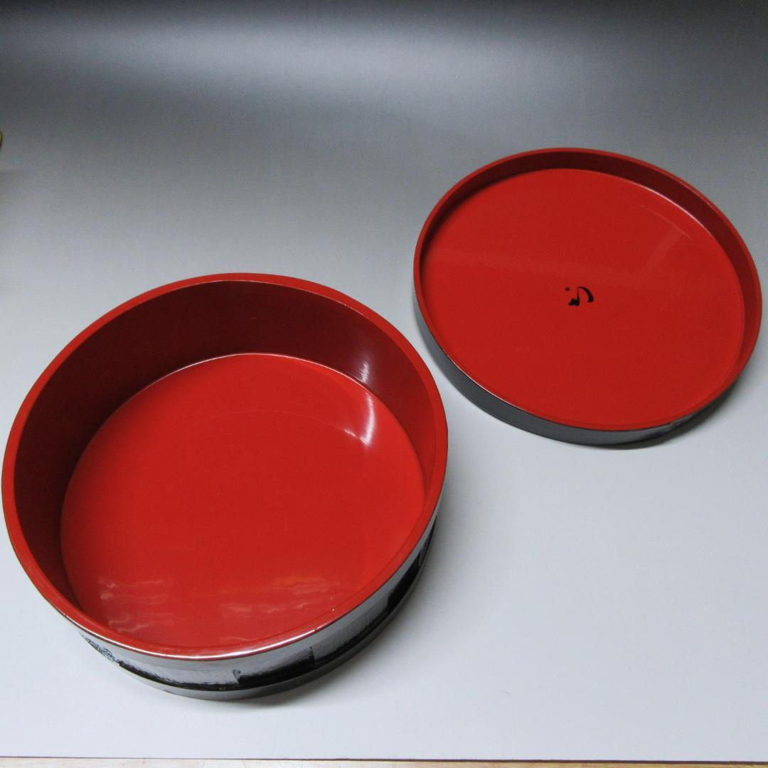 尋牛斎宗匠花押 漆桶型喰籠 表千家久田宗也 共箱 茶道具 CU-01