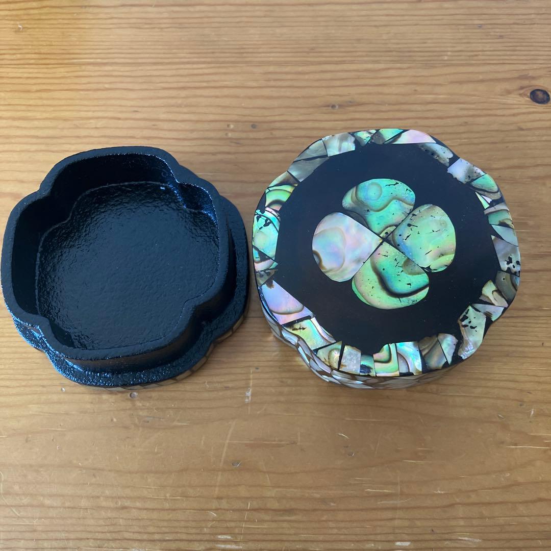 ゴルフさん、専用、螺鈿細工の香合