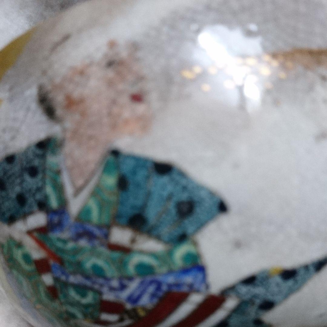 薩摩 人物画 茶碗 仁清 大正 昭和 レトロ アンティーク