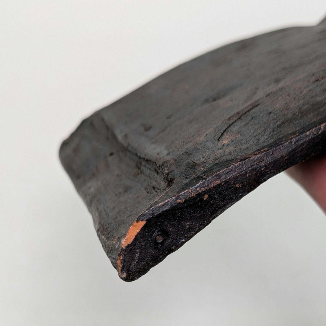 三村陶伯 備前焼 舟型花器 船形水盤 大型花器 フラワーベース 置物 花生 花入