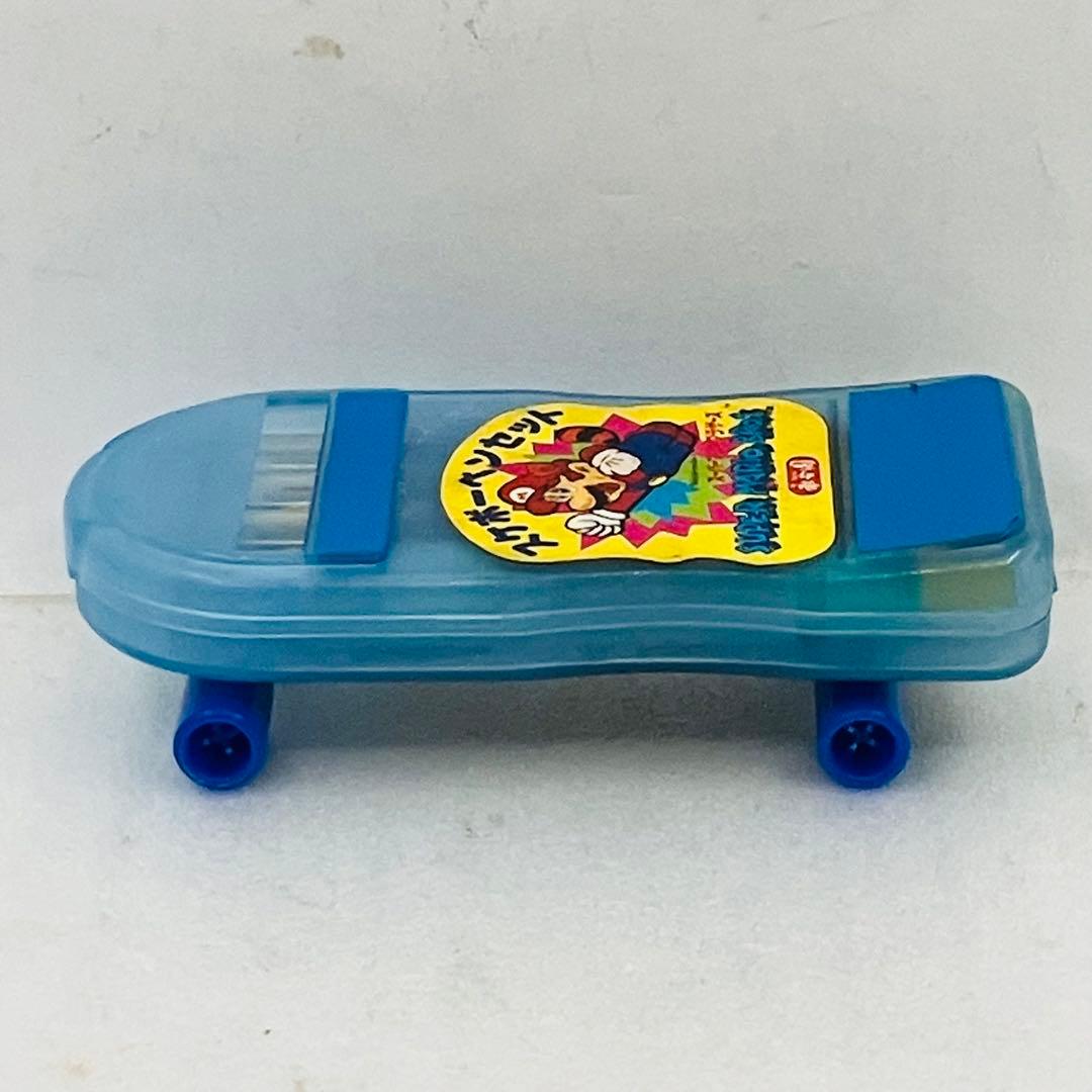 当時物／激レア 任天堂 スーパーマリオブラザーズ 永谷園 スケボーペンセット