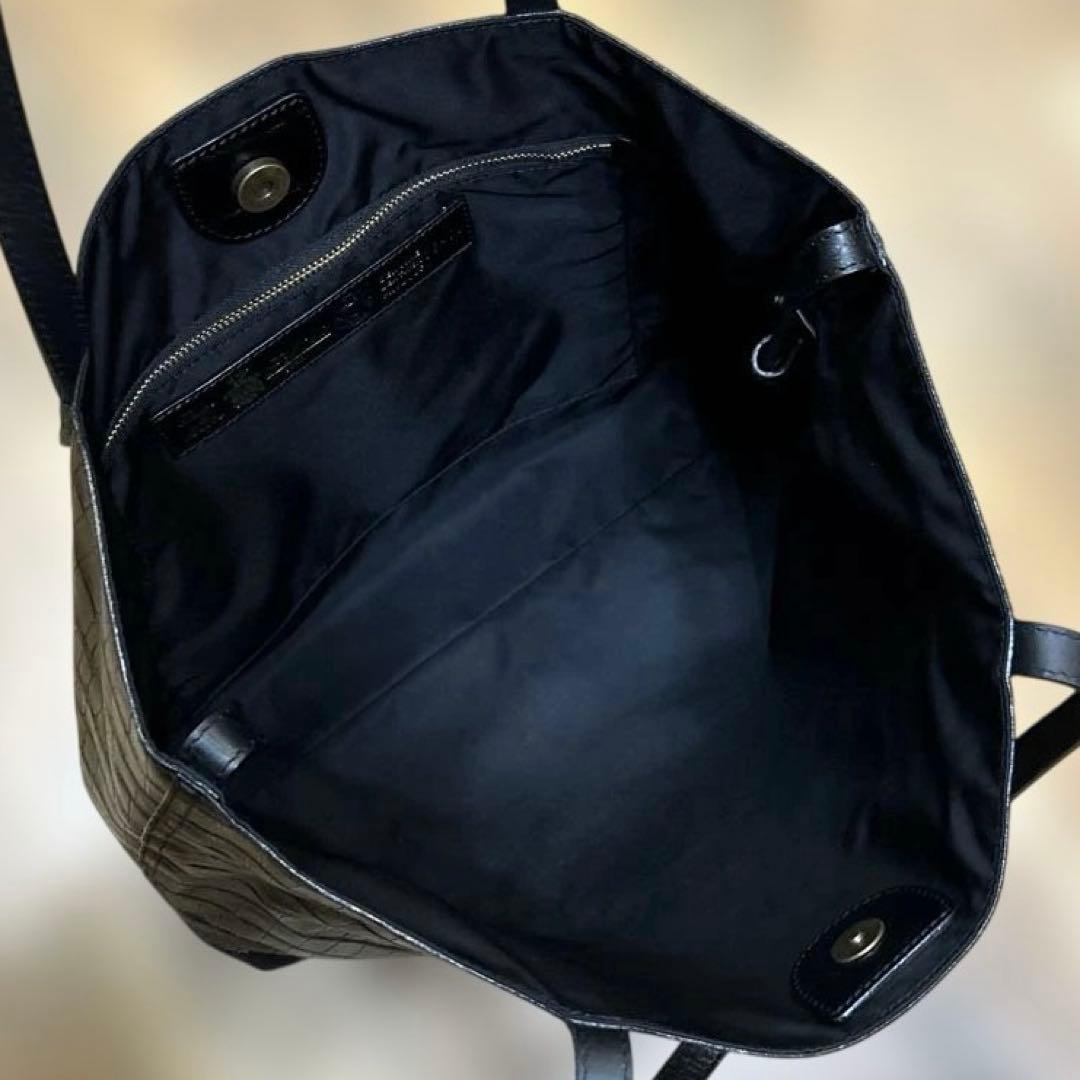 Felisi フェリージ クロコダイルエンボス トートバッグ ビジネスバッグ