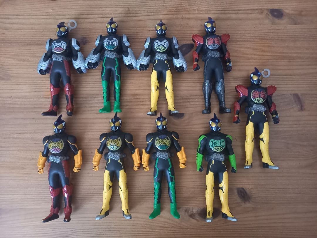 仮面ライダーオーズ9体セット　プレミアムバンダイ限定