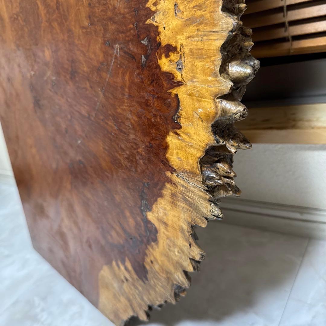 花梨　瘤杢　一枚木　天然木　天板　テーブルトップ　890×240~570