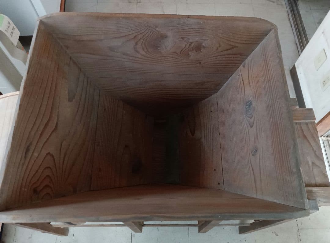 【引取専用】　籾摺機　手回しハンドル式　唐箕　農機具　明治時代　レトロ　古民家