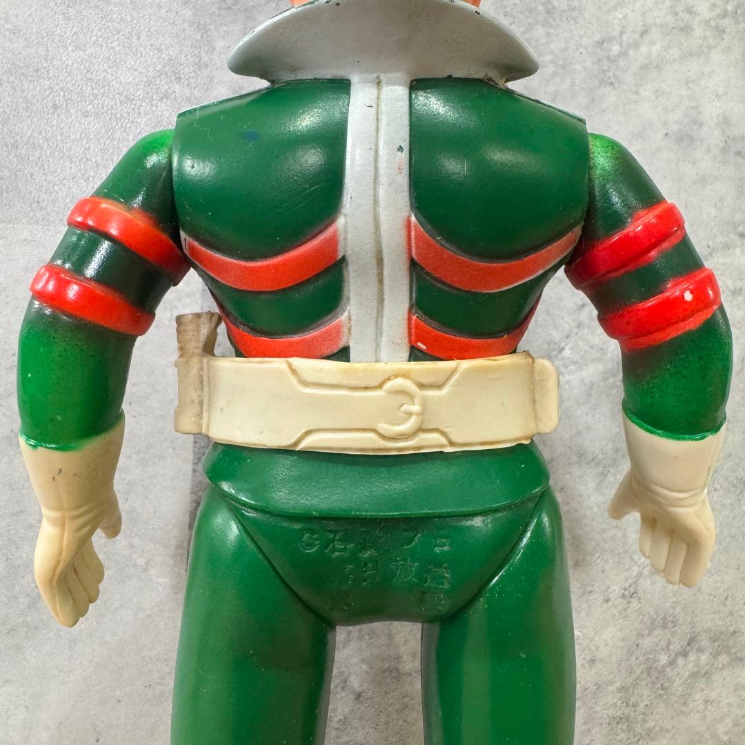 旧バンダイ ソフビ 1973年 仮面ライダーV3 放映当時物◇ベルト・ブーツ有り