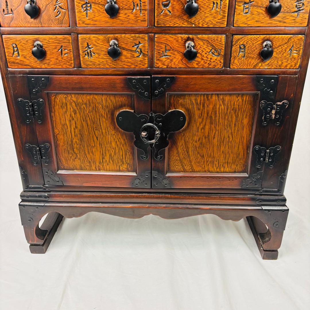李朝家具 薬箪笥（ヤクジャン）韓国アンティーク小箪笥　ヴィンテージ　戸棚