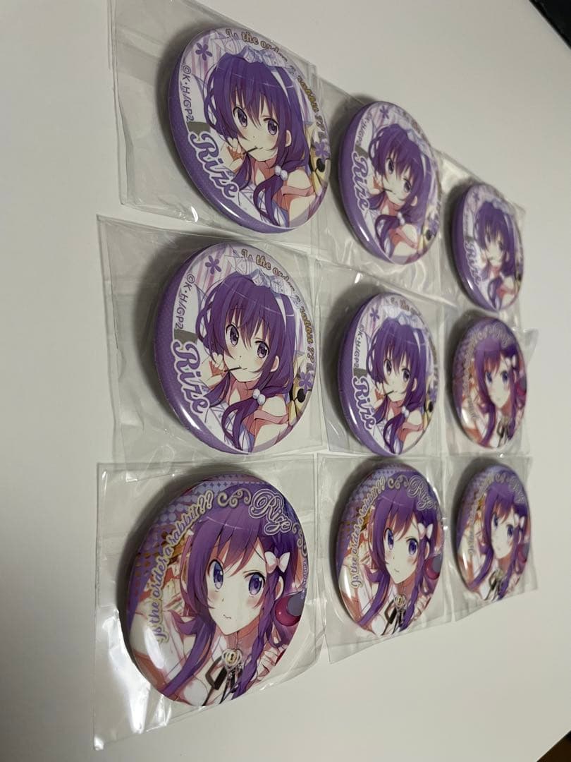 ごちうさ　缶バッジ　リゼ　12種23個