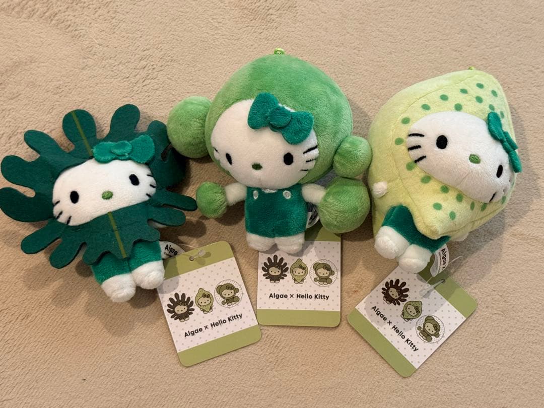 【お値下げ】藻キティ　万博日本館ぬいぐるみ 3体セット