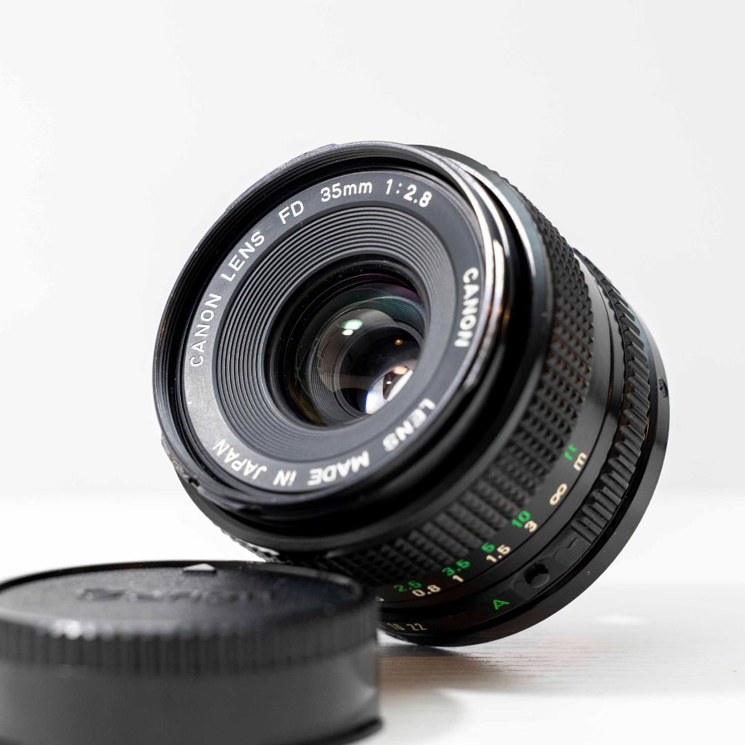 【美品/試写有】Canon New FD 35mm f/2.8 オールドレンズ
