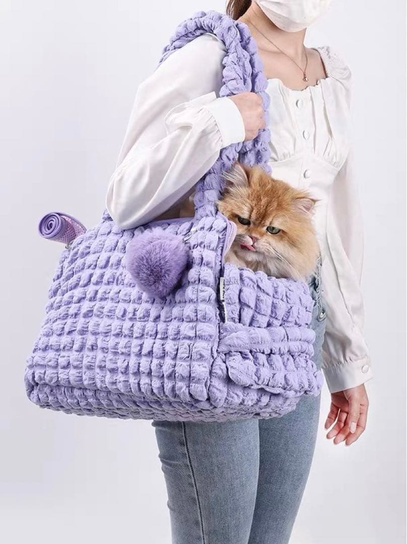 ペットとお出かけ❤かわいいデザインバック　愛犬と一緒に