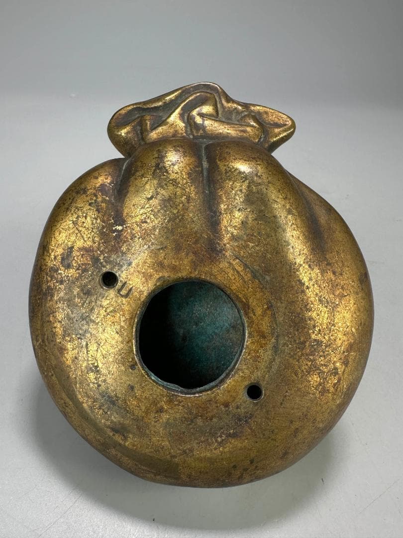 中国美術　清朝　銅製　寿星老人　銅香炉　香薫炉　文房置物　唐物　時代香炉　古物