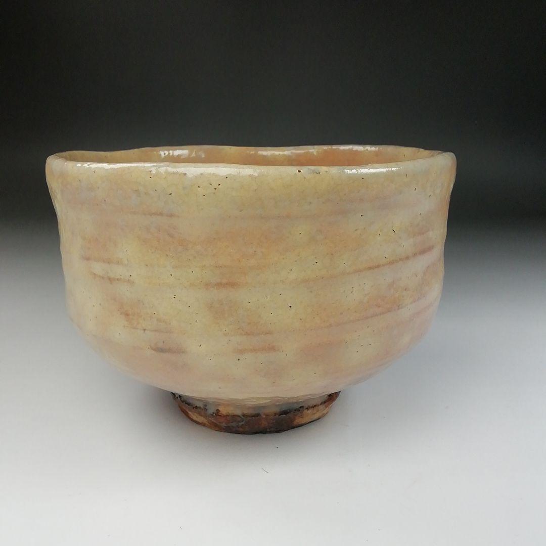 Ｔ１８８　茶碗　『萩茶碗』『梅田陶楽』　共箱　抹茶碗　茶道具