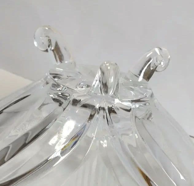 レトロ ガラスボウル ■ 猫脚 足つき アンティーク ヴィンテージ 蚤の市