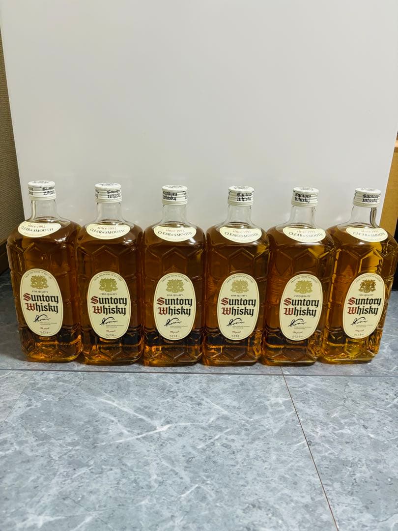 新品 限定品 サントリー 白角 ウイスキー 700ml 6本セット 白州 山崎