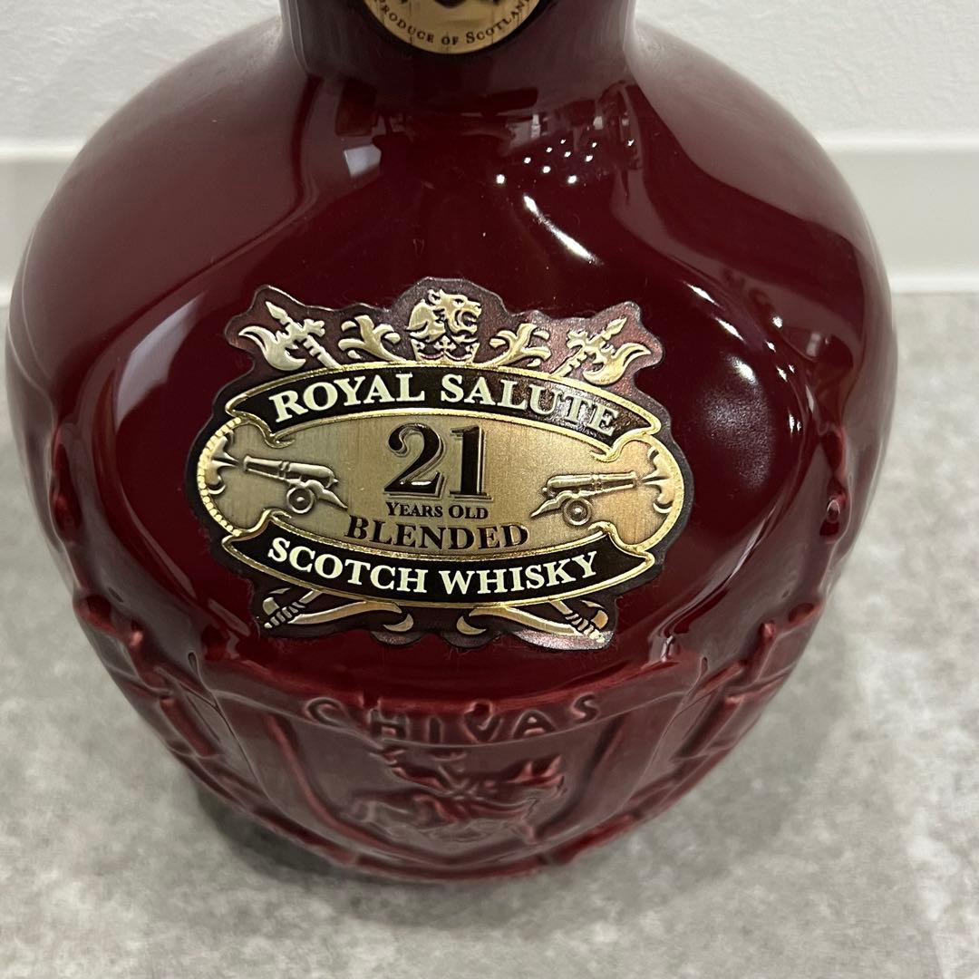 専用　美品 未開封 ロイヤルサルート 21年 赤ボトル 箱付