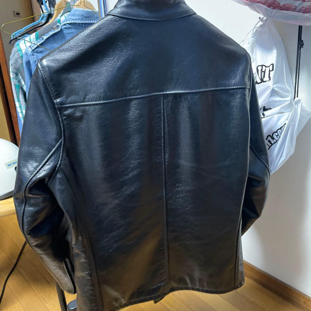 Schott レザーシングルライダースジャケット Sサイズ