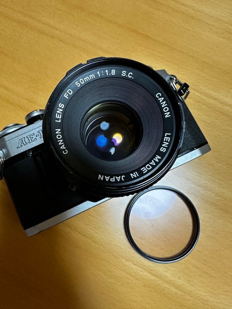 Canon AE-1 フィルムカメラ 50mm F1.8レンズ付き