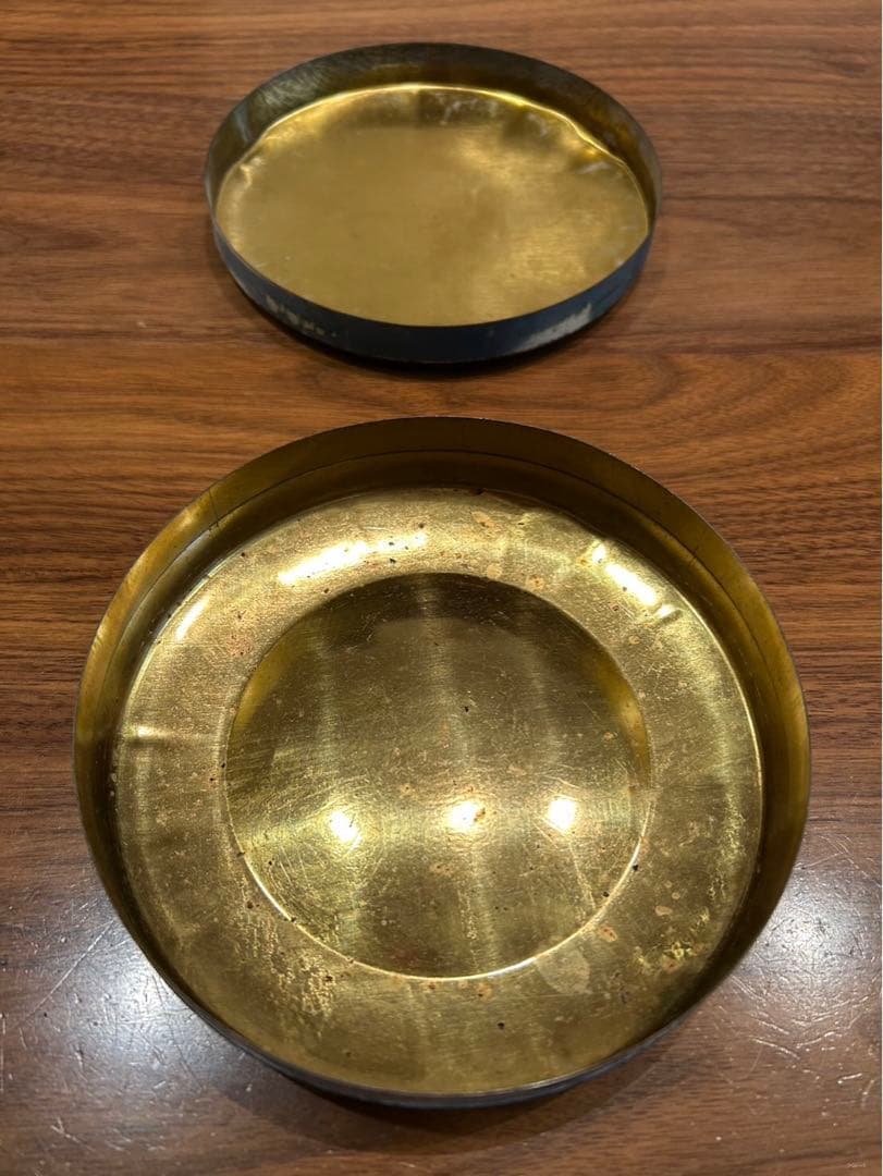 アンティーク　ティン缶　フランス　鈴蘭　スズラン