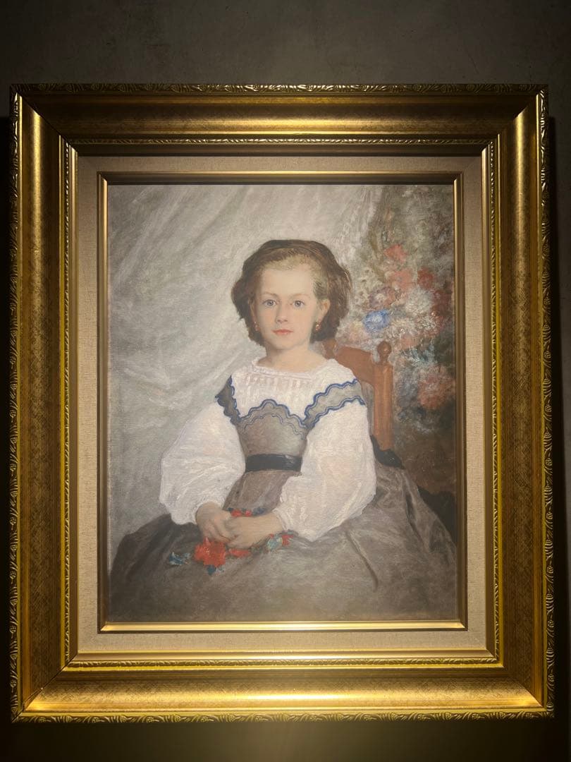 Pierre-Auguste Renoir『ロメーヌ・ラコー嬢の肖像』