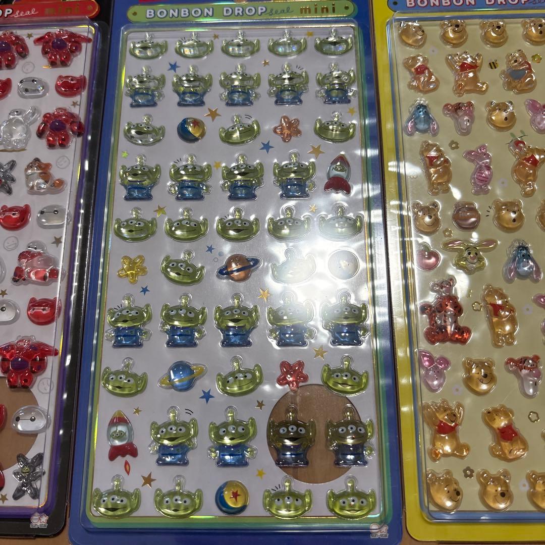 新品　正規品　ボンボンドロップシール　ミニ　ディズニー　色々　7種