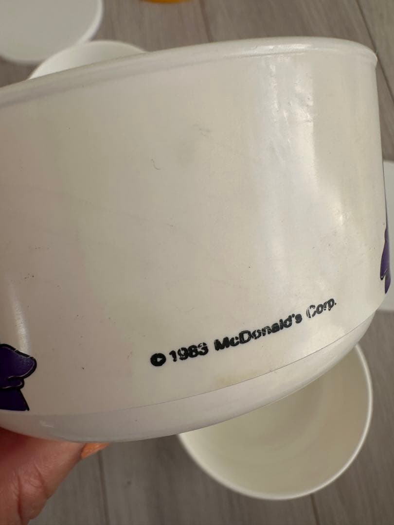 マクドナルド　入れ物ヴィンテージ 1987年keikiiiムチャチャUSAマック