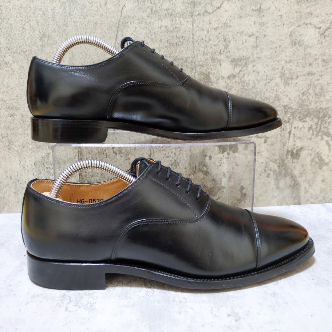 【極美品✨】スコッチグレイン ストレートチップ レザー 本革 内羽根 24.5