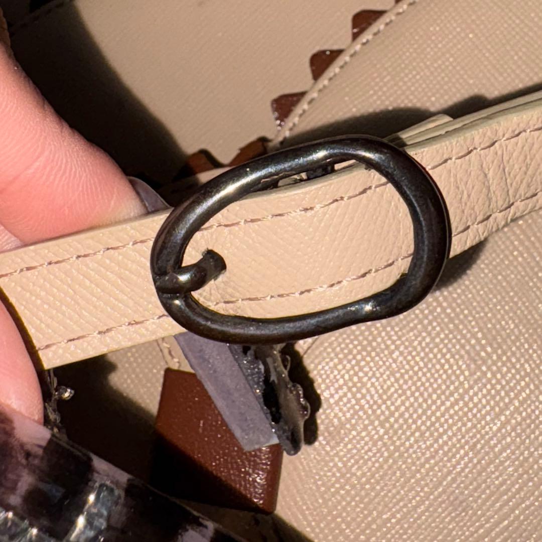 y2k Yves Saint Laurent ベージュショルダーバッグ