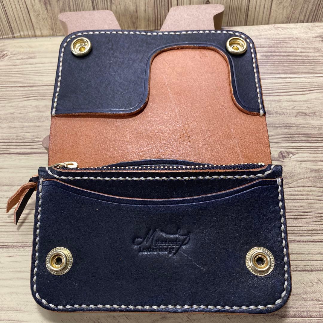 【R】ミドルトラッカーウォレット2丘染め（茶芯）オーダー