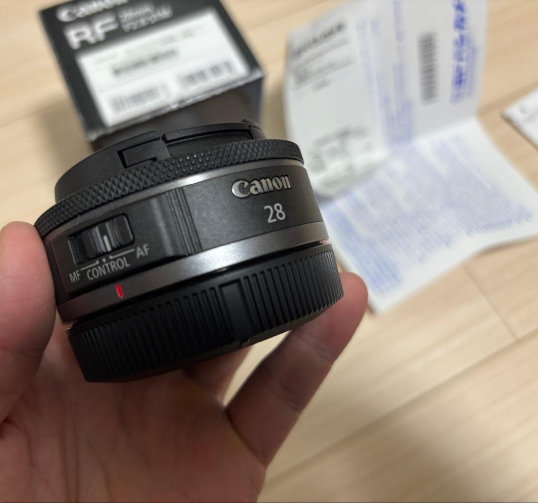 【使用1回】Canon RF 28mm F2.8 STM単焦点レンズ