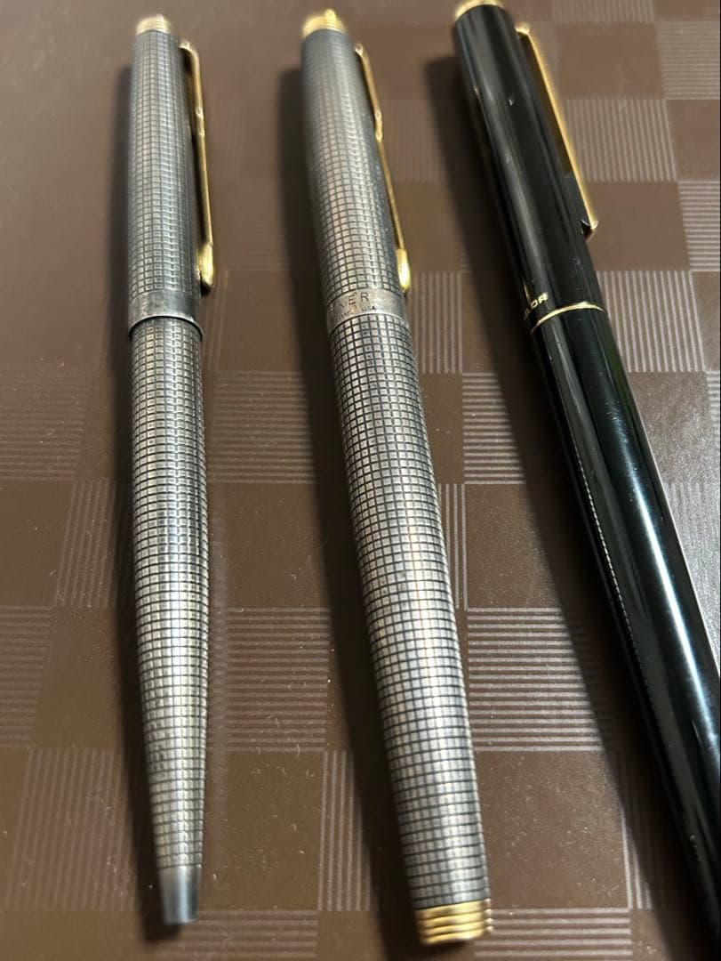 ヴィンテージ パーカー 75 シセレ 万年筆 スターリング 14k ３本セット