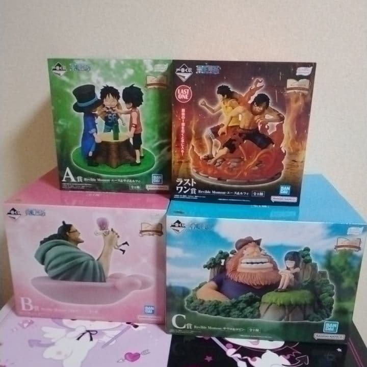 新品未開封品 一番くじ ワンピース A賞 B賞 C賞 ラストワン賞 セット