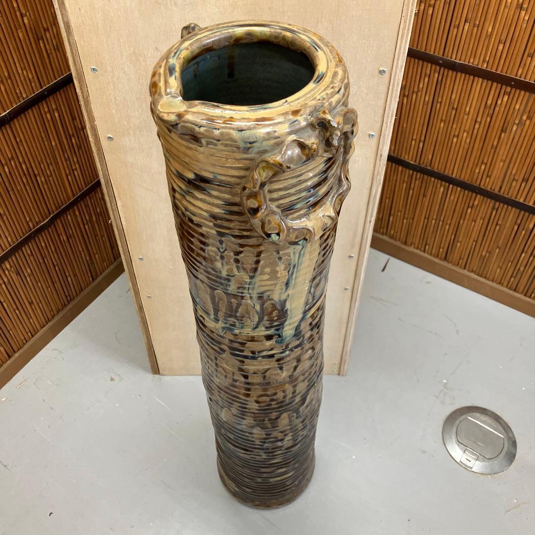 骨董品　華道道具　筒型花器　大正時代から昭和初期　S1068KOTK