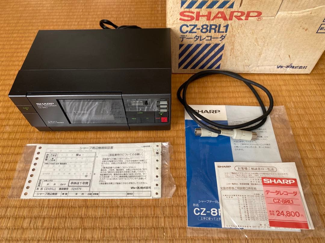 SHARP CZ-8RL1 データレコーダー